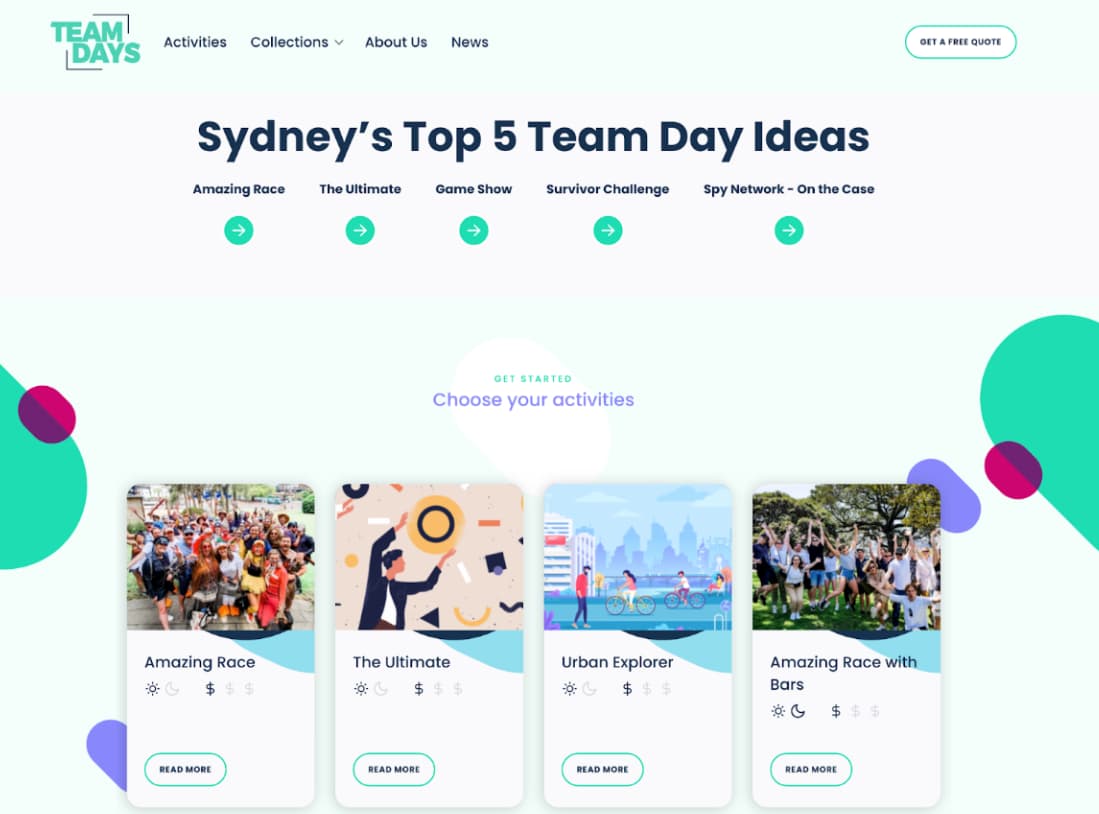 Team Days Sydney