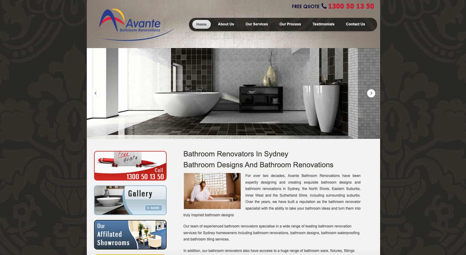 Avante Bathroom Renovations Sydney
