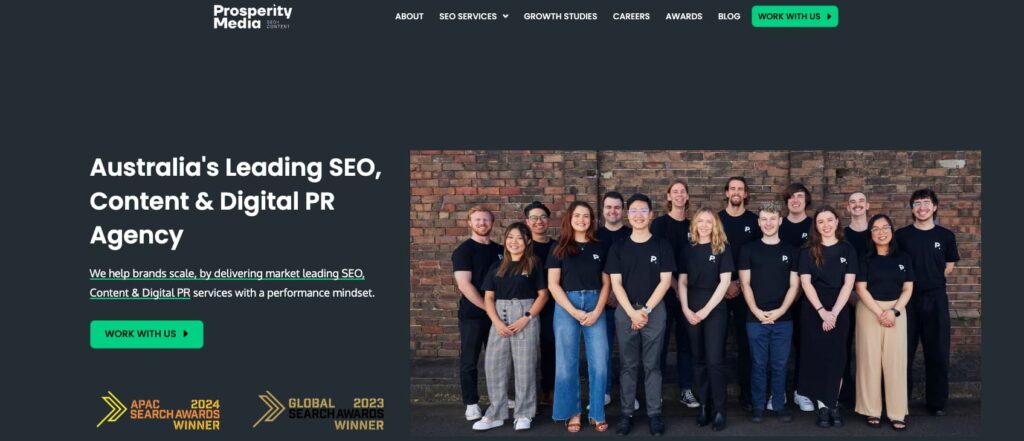 prosperity media seo agency sydney