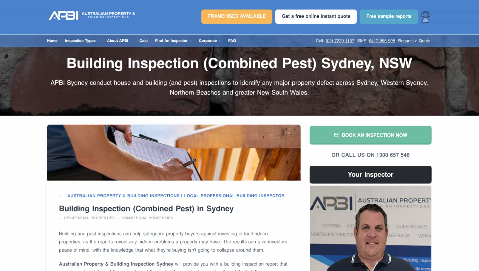 Australian Property & Building Inspections Sydney